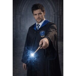 Harry Potter Ravenclaw Robe Kids Wizarding World Costume Blue Black 107919K